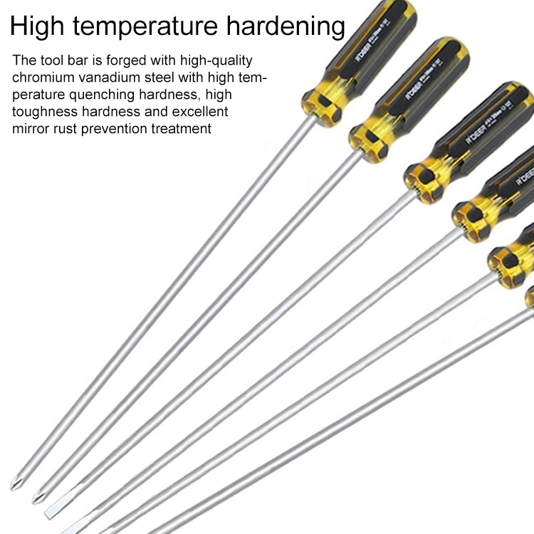 Extended Screwdriver 12 inch Cross-shaped Screwdriver Special Long Magnetic Sewing Machine Machine Repair Screwdriver(Cross) - Screwdriver by buy2fix | Online Shopping UK | buy2fix