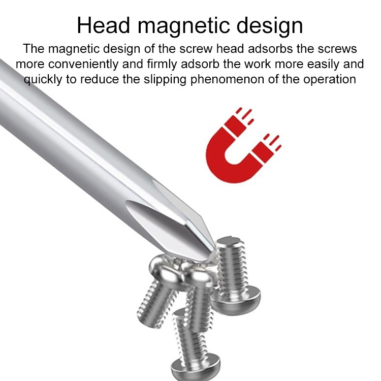 Extended Screwdriver 12 inch Cross-shaped Screwdriver Special Long Magnetic Sewing Machine Machine Repair Screwdriver(Cross) - Screwdriver by buy2fix | Online Shopping UK | buy2fix