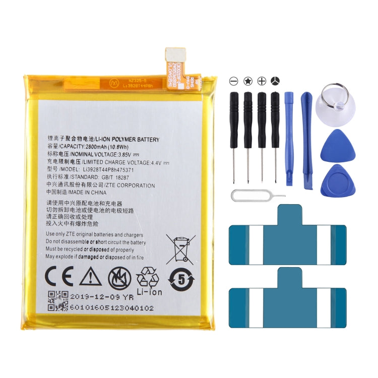 For ZTE Blade V8 Mini BV0850 V0850 Battery Replacement Li3928T44P8h475371 2800mAh - For ZTE by buy2fix | Online Shopping UK | buy2fix