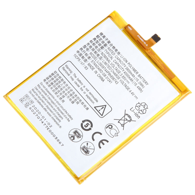 For ZTE Blade A6 Max A0605 Battery Replacement Li3939T44P8h856743 4000mAh - For ZTE by buy2fix | Online Shopping UK | buy2fix