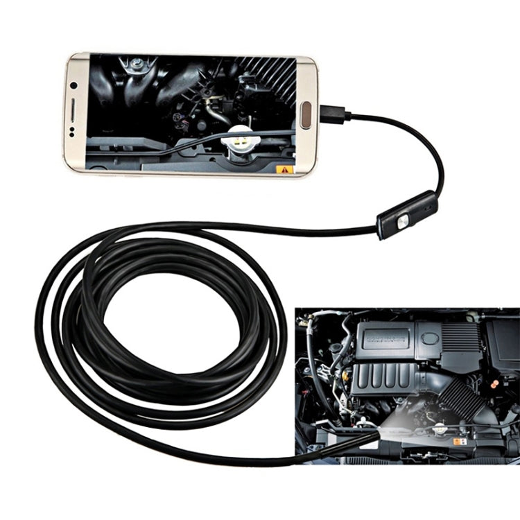 AN97 Waterproof Micro USB Endoscope Hard Tube Inspection Camera for Parts of OTG Function Android Mobile Phone, with 6 LEDs, Lens Diameter:5.5mm(Length: 1m) -  by buy2fix | Online Shopping UK | buy2fix