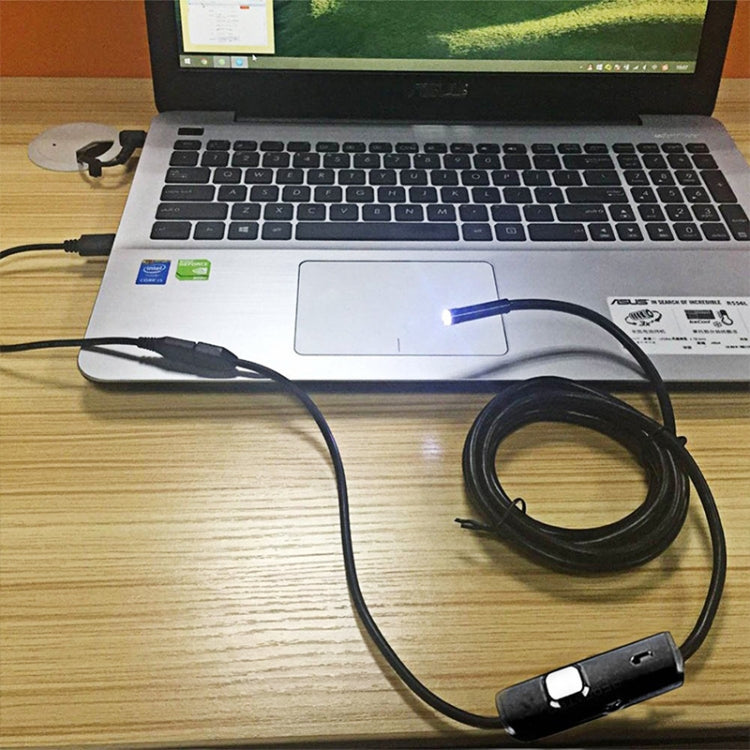 AN97 Waterproof Micro USB Endoscope Hard Tube Inspection Camera for Parts of OTG Function Android Mobile Phone, with 6 LEDs, Lens Diameter:5.5mm(Length: 1m) -  by buy2fix | Online Shopping UK | buy2fix