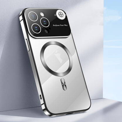 For iPhone 15 Pro Aromatherapy MagSafe Magnetic Phone Case(Starlight Silver) - iPhone 15 Pro Cases by buy2fix | Online Shopping UK | buy2fix