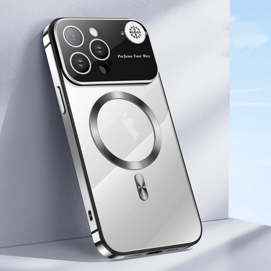 For iPhone 15 Pro Aromatherapy MagSafe Magnetic Phone Case(Starlight Silver) - iPhone 15 Pro Cases by buy2fix | Online Shopping UK | buy2fix
