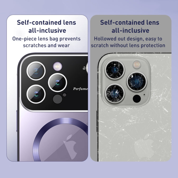 For iPhone 15 Pro Max Aromatherapy MagSafe Magnetic Phone Case(Black) - iPhone 15 Pro Max Cases by buy2fix | Online Shopping UK | buy2fix
