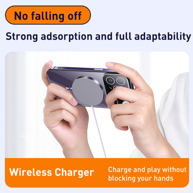 For iPhone 15 Pro Max Aromatherapy MagSafe Magnetic Phone Case(Black) - iPhone 15 Pro Max Cases by buy2fix | Online Shopping UK | buy2fix