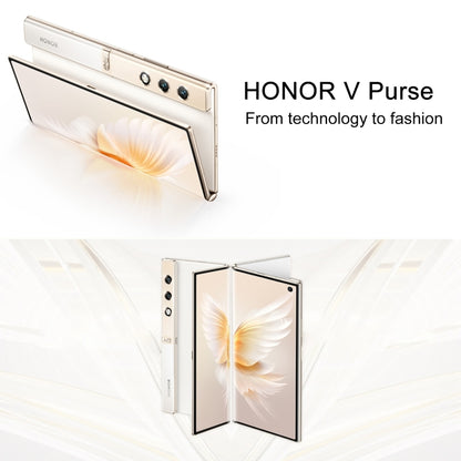 Honor V Purse 5G, 16GB+256GB, Side Fingerprint, 7.71 inch + 6.45 inch MagicOS 7.2 Qualcomm Snapdragon 778G Octa Core, Network: 5G, OTG, NFC, Not Support Google Play(Gold) - Honor by HONOR | Online Shopping UK | buy2fix