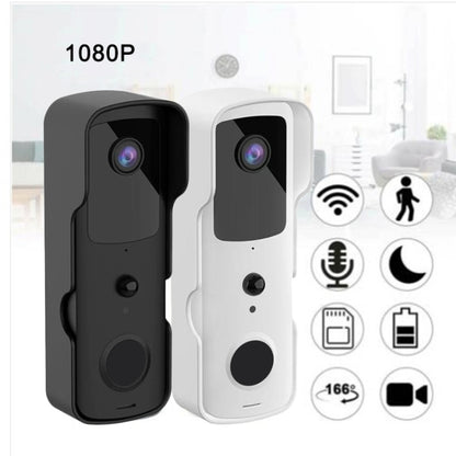 T30 Tuya Smart WiFi Visual Dingdong Doorbell with Battery Supports Two-Way Intercom & Night Vision(White) by buy2fix