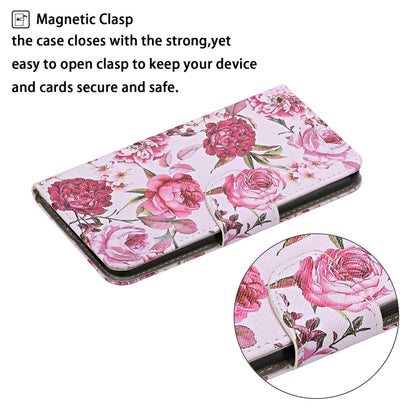 For Xiaomi Mi Note 10 Lite Colored Drawing Pattern Horizontal Flip Leather Case with Holder & Card Slots & Wallet(Peony) - Xiaomi Cases by buy2fix | Online Shopping UK | buy2fix