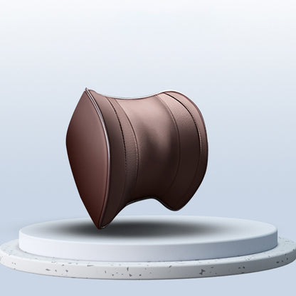 Car Headrest Cushion Car Seat Pillows Neck Protectors Memory Cotton Pillow(Coffee) by buy2fix