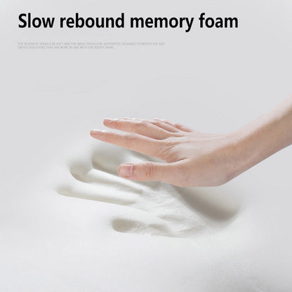 Car Headrest Cushion Car Seat Pillows Neck Protectors Memory Cotton Pillow(Coffee) by buy2fix