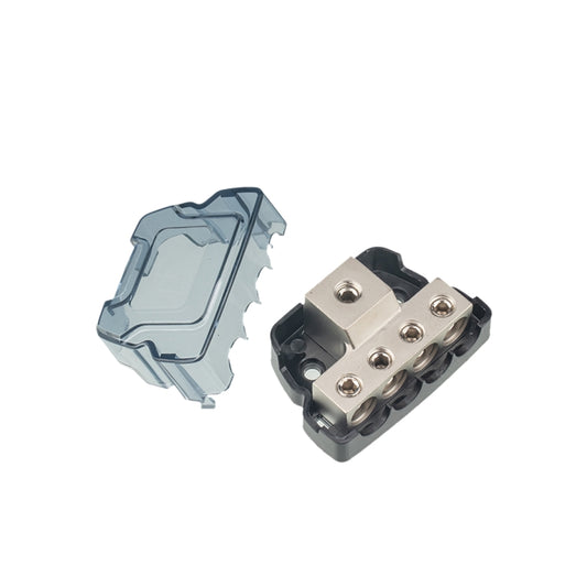 4-Way Car Audio Stereo Amp Power / Ground Cable Splitter Distribution Block 4GA - Car Amplifiers by buy2fix | Online Shopping UK | buy2fix