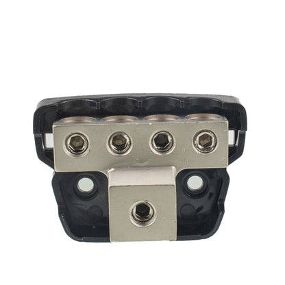 4-Way Car Audio Stereo Amp Power / Ground Cable Splitter Distribution Block 4GA - Car Amplifiers by buy2fix | Online Shopping UK | buy2fix