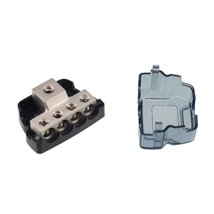 4-Way Car Audio Stereo Amp Power / Ground Cable Splitter Distribution Block 4GA - Car Amplifiers by buy2fix | Online Shopping UK | buy2fix