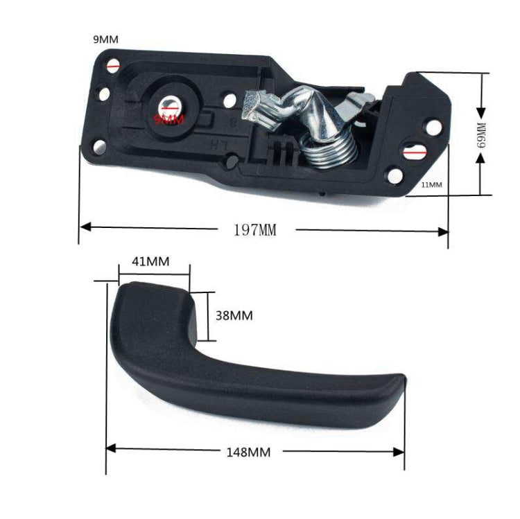 Car Left Side Door Handle Repair Kit 20833606 for Chevrolet - Door Handles by buy2fix | Online Shopping UK | buy2fix