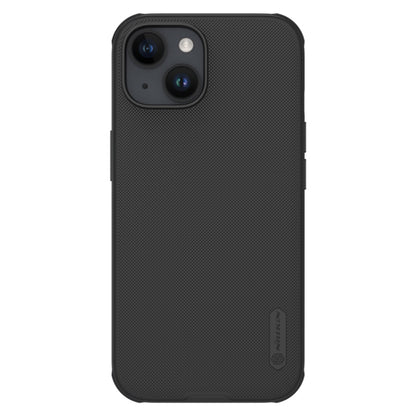 For iPhone 15 NILLKIN Frosted Shield Pro Magnetic Magsafe Phone Case(Black) - iPhone 15 Cases by NILLKIN | Online Shopping UK | buy2fix