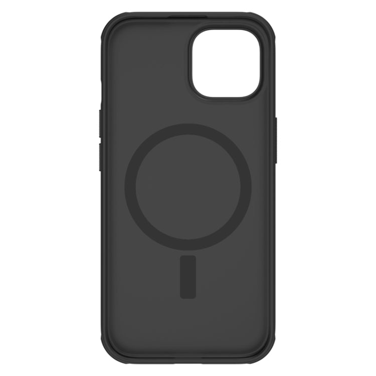 For iPhone 15 NILLKIN Frosted Shield Pro Magnetic Magsafe Phone Case(Black) - iPhone 15 Cases by NILLKIN | Online Shopping UK | buy2fix