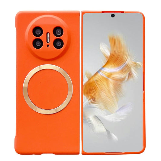 For Huawei Mate X3 Skin Feel PC MagSafe Phone Case(Orange) - Huawei Cases by buy2fix | Online Shopping UK | buy2fix