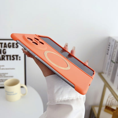 For Huawei Mate X3 Skin Feel PC MagSafe Phone Case(Orange) - Huawei Cases by buy2fix | Online Shopping UK | buy2fix