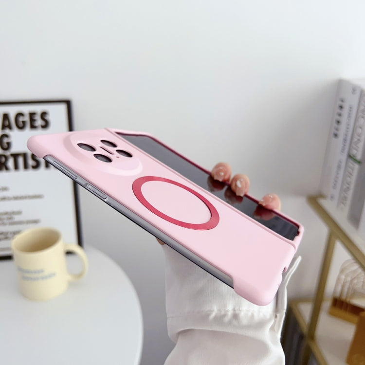 For Huawei Mate X3 Skin Feel PC MagSafe Phone Case(Pink) - Huawei Cases by buy2fix | Online Shopping UK | buy2fix