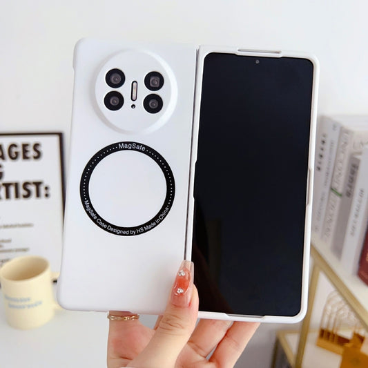 For Huawei Mate X3 Skin Feel PC MagSafe Phone Case(White) - Huawei Cases by buy2fix | Online Shopping UK | buy2fix