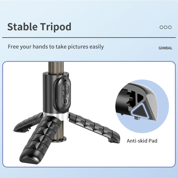 Q18 Desktop Intelligent Tracking Gimbal Stabilizer Multi-function Fill Light Selfie Stick(Black) by buy2fix