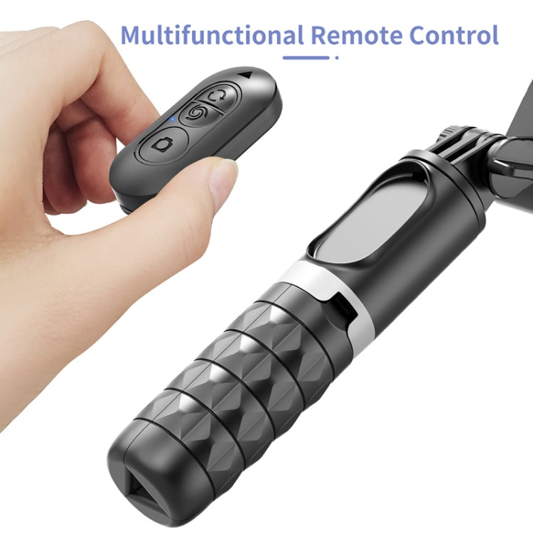 Q18 Desktop Intelligent Tracking Gimbal Stabilizer Multi-function Fill Light Selfie Stick(Black) by buy2fix