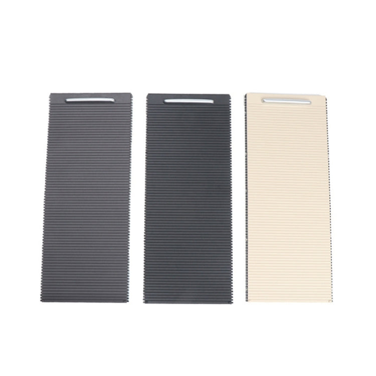 For Volkswagen Magotan B6 / B7 / CC Car Rear Storage Box Water Cup Holder Cover Armrest Box Curtain Cup Holder 3C8855977C(Brown) by buy2fix