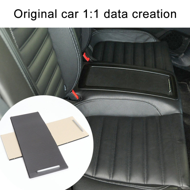 For Volkswagen Magotan B6 / B7 / CC Car Rear Storage Box Water Cup Holder Cover Armrest Box Curtain Cup Holder 3C8855977C(Beige) by buy2fix