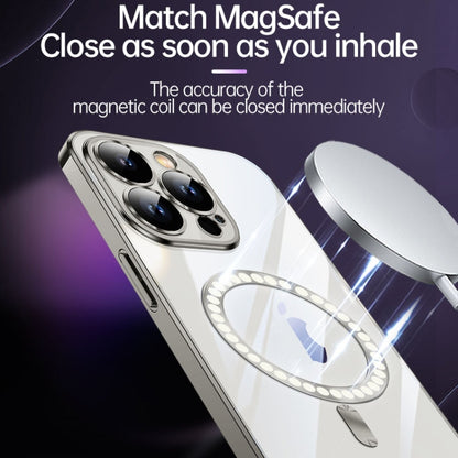 For iPhone 15 Pro SULADA MagSafe Plating TPU Shockproof Phone Soft Case(Titanium Grey) - iPhone 15 Pro Cases by SULADA | Online Shopping UK | buy2fix