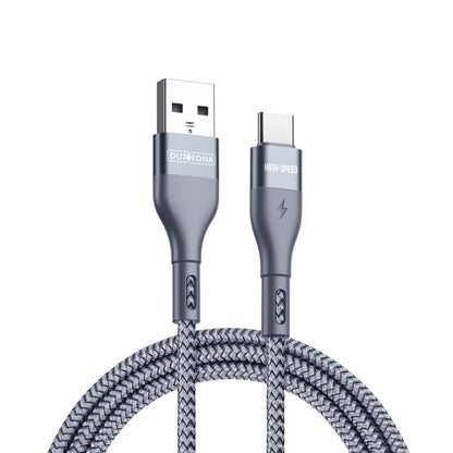 DUZZONA A8 2.4A USB to USB-C/Type-C Charging Data Cable, Length:1m - USB-C & Type-C Cable by DUZZONA | Online Shopping UK | buy2fix