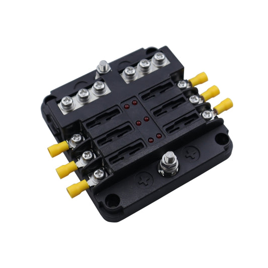 CP-4040 6 Way Fuse Block with 12pcs Fuses and 12pcs Terminals - Fuse by buy2fix | Online Shopping UK | buy2fix