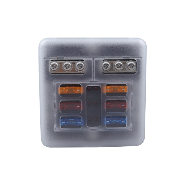 CP-4040 6 Way Fuse Block with 12pcs Fuses and 12pcs Terminals - Fuse by buy2fix | Online Shopping UK | buy2fix
