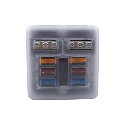 CP-4040 6 Way Fuse Block with 12pcs Fuses and 12pcs Terminals - Fuse by buy2fix | Online Shopping UK | buy2fix