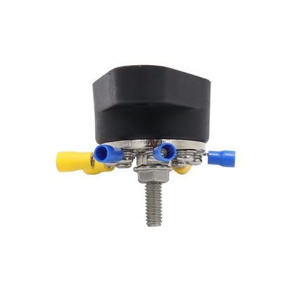CP-4102 5/16 inch M8 RV Yacht 8-way Terminal Stud with 2pcs M5x20 Screws + Terminals(Black + Red) - Booster Cable & Clip by buy2fix | Online Shopping UK | buy2fix