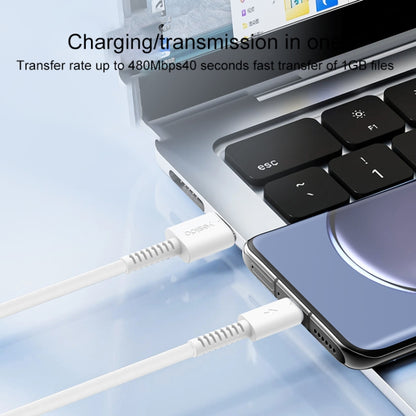 Yesido CA120C 2A USB to USB-C / Type-C Fast Charging Data Cable, Length:1m - USB-C & Type-C Cable by Yesido | Online Shopping UK | buy2fix