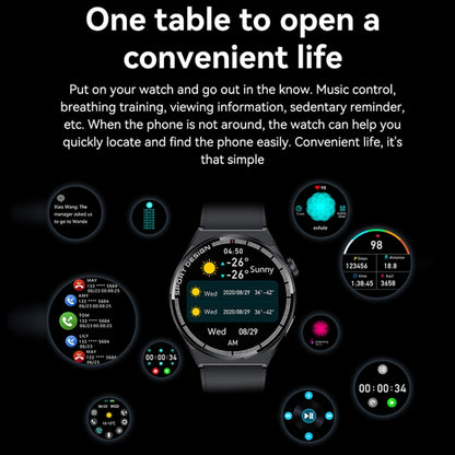 HDT MAX 1.60 inch Black Dial Bamboo Steel Band IP68 Waterproof Smart Watch Support Bluetooth Call(Black) by buy2fix