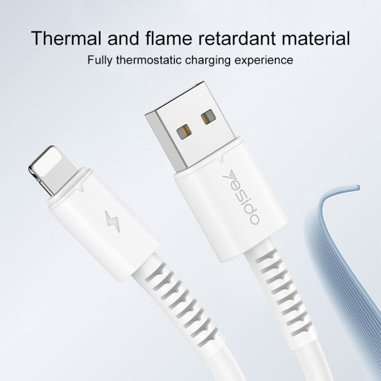 Yesido CA120L 2A USB to 8 Pin Fast Charging Data Cable, Length:1m - Normal Style Cable by Yesido | Online Shopping UK | buy2fix