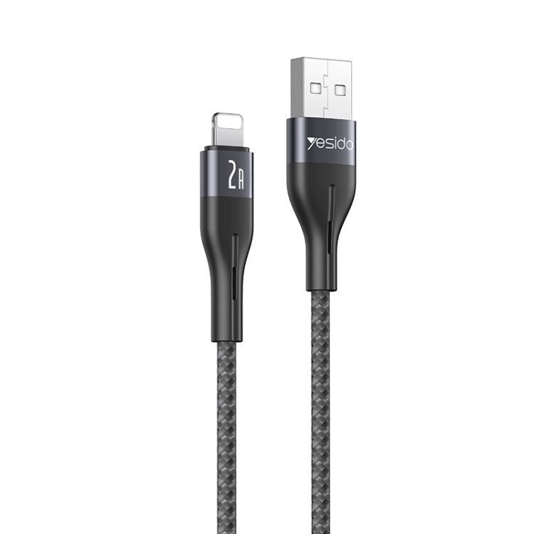 Yesido CA121L 2A USB to 8 Pin Fast Charging Data Cable, Length:1m - Normal Style Cable by Yesido | Online Shopping UK | buy2fix