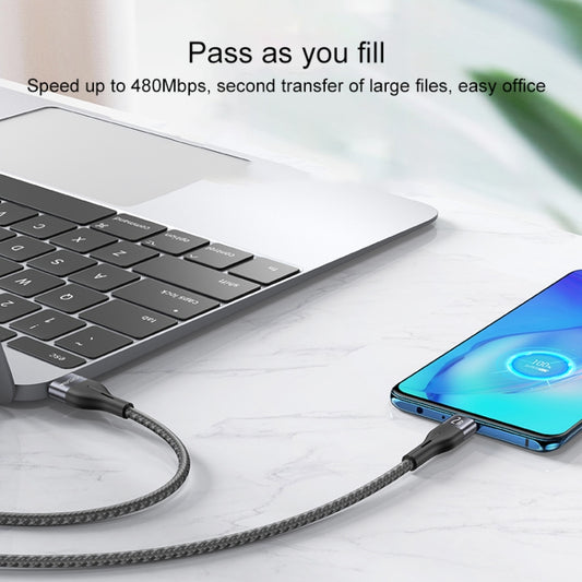 Yesido CA121M 2A USB to Micro USB Fast Charging Data Cable, Length:1m - Micro USB Cable by Yesido | Online Shopping UK | buy2fix