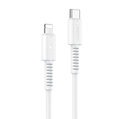 Yesido CA153 PD 20W USB-C / Type-C to 8 Pin Charging Data Cable, Length: 1m(White) - 2 in 1 Cable by Yesido | Online Shopping UK | buy2fix
