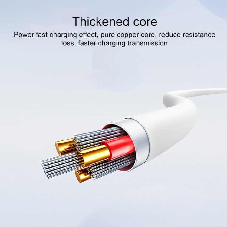 Yesido CA153 PD 20W USB-C / Type-C to 8 Pin Charging Data Cable, Length: 1m(White) - 2 in 1 Cable by Yesido | Online Shopping UK | buy2fix
