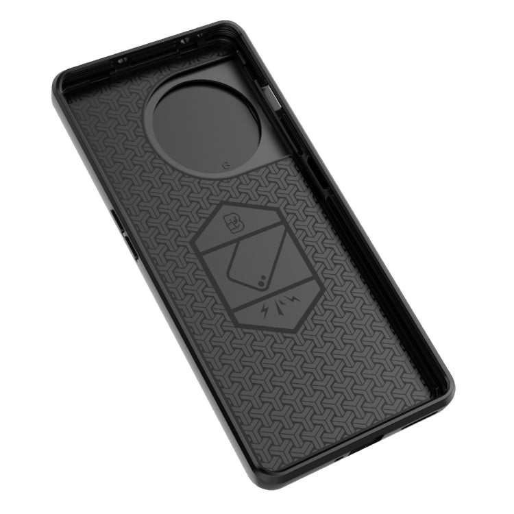 For OnePlus 11 5G Sliding Camshield TPU + PC Shockproof Phone Case with Holder(Black) - OnePlus Cases by buy2fix | Online Shopping UK | buy2fix