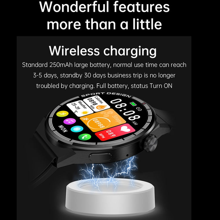 HDT MAX 1.60 inch Silver Dial Milan Steel Band IP68 Waterproof Smart Watch Support Bluetooth Call(Silver) by buy2fix