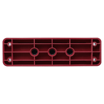 RV 600A High Current Busbar 4-way Straight M10 Wiring Studs(Red) - Fuse by buy2fix | Online Shopping UK | buy2fix