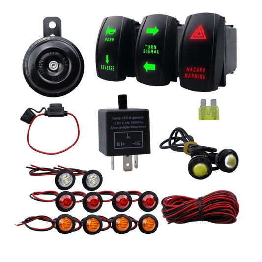 CP-4308 ATV UTV Turn Signal Fault Light Horn Wiring Harness Kit - Car Light Accessories by buy2fix | Online Shopping UK | buy2fix