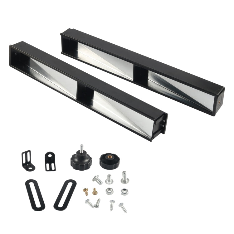 A8570 1 Pair Golf Cart Wide Angle Reversing Mirrors(Black) by buy2fix