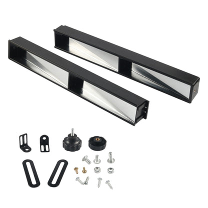 A8570 1 Pair Golf Cart Wide Angle Reversing Mirrors(Black) by buy2fix