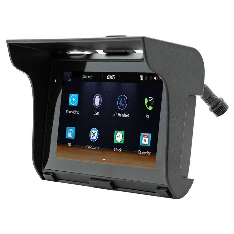 B5350 Motorcycles Portable MP5 Waterproof IP65 5 inch Wireless Carplay GPS Navigator - Electrical Instruments by buy2fix | Online Shopping UK | buy2fix