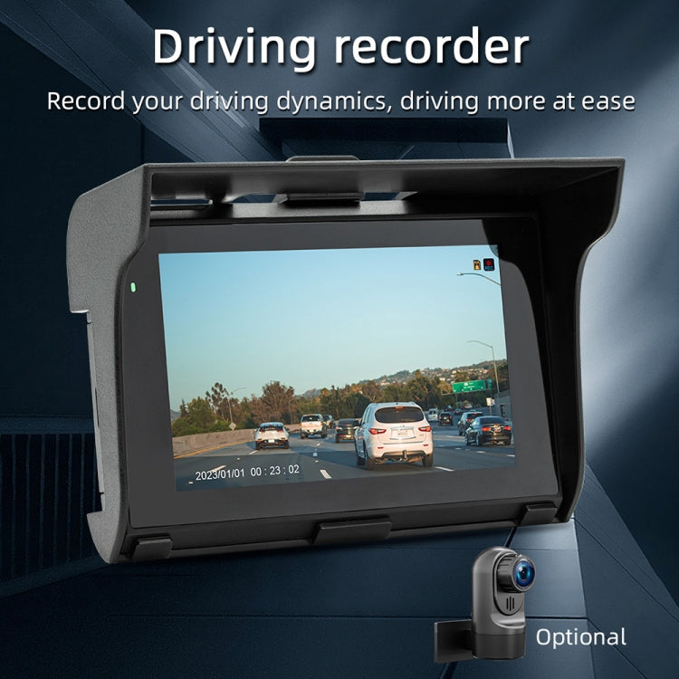 B5350 Motorcycles Portable MP5 Waterproof IP65 5 inch Wireless Carplay GPS Navigator - Electrical Instruments by buy2fix | Online Shopping UK | buy2fix